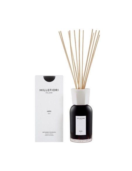 MILLEFIORI NERO 77DINR 500ml tyčinkový vonný difuzér