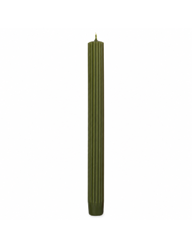 RAK Tischkerzen (08987) VELA Bleistift 22/230 dunkelgrün ca. 8h 4 Stück.