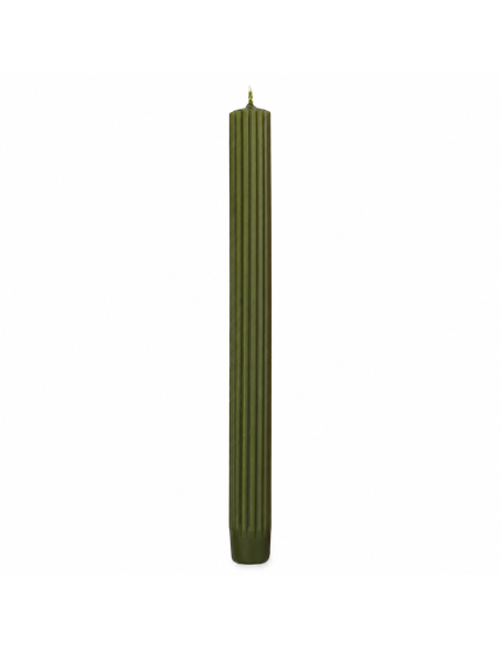 Stolové sviečky RAK (08987) VELA Pencil 22/230 tmavozelené cca 8h 4 ks.
