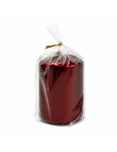 Pillar candle RAK (08127) AURORA 70/90 burgundy ~40h