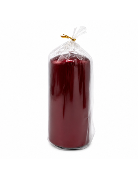 Pillar candle RAK (05804) AURORA 70/130 burgundy approx. 49h
