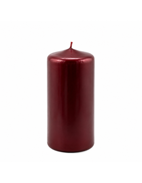 Pillar candle RAK (05804) AURORA 70/130 burgundy approx. 49h