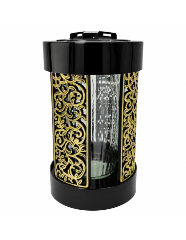GLAMOUR chapel candle lantern column R3 gold 27cm