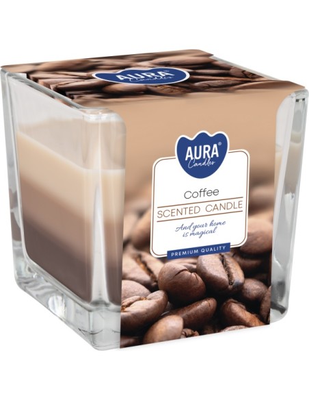 BISPOL Aura scented candle snk80-89 (Coffee) approx. 32h