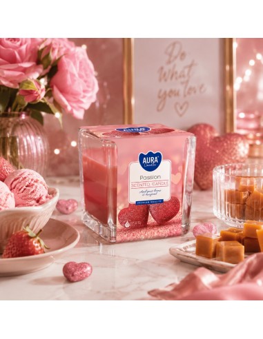 BISPOL Aura scented candle snk80-380 (Passion) approx. 32h