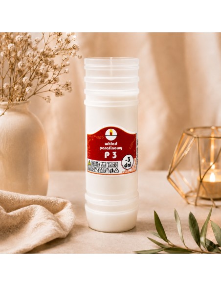 Wkład do zniczy parafinowy Ulmar Oil P3 72h 3 dni 1 sztuka
