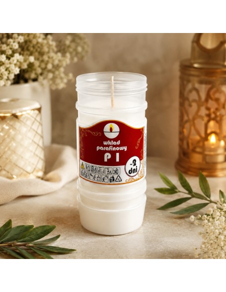 Paraffinkerzeneinsätze Ulmar Oil P1 48h 2 Tage 20 Stück