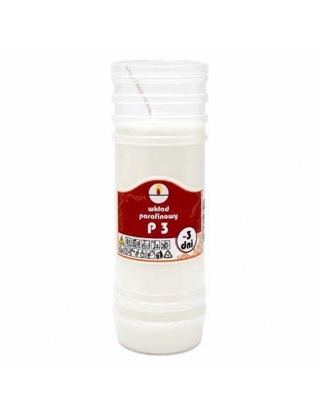 Parafínové vložky do sviečok Ulmar Oil P3 72h 3 dni 20 kusov