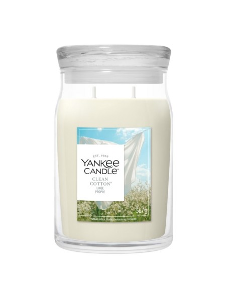 Vonná sviečka Yankee Candle Clean Cotton veľká 567 g