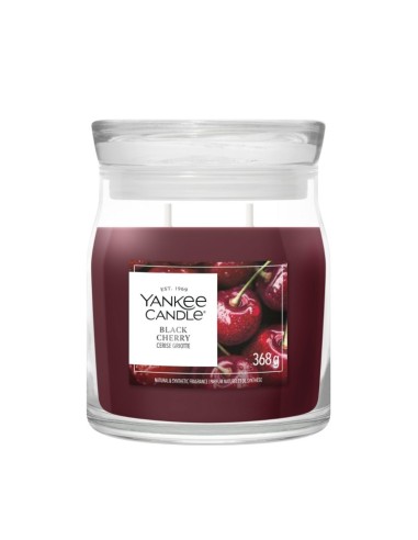 Yankee Candle Black Cherry Scented Candle Medium 368g