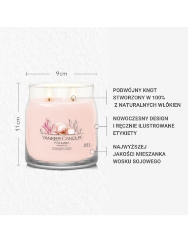 Vonná sviečka Yankee Candle Pink Sands stredná 368 g