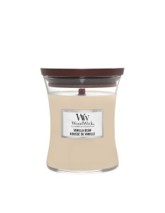 WoodWick Vanilla Bean Scented Candle Medium 275g