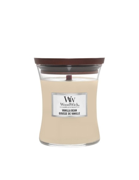 Vonná sviečka WoodWick Vanilla Bean stredná 275 g