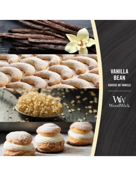 Świeca zapachowa WoodWick Vanilla Bean średnia 275g