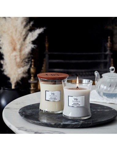 WoodWick Vanilla Bean Scented Candle Medium 275g