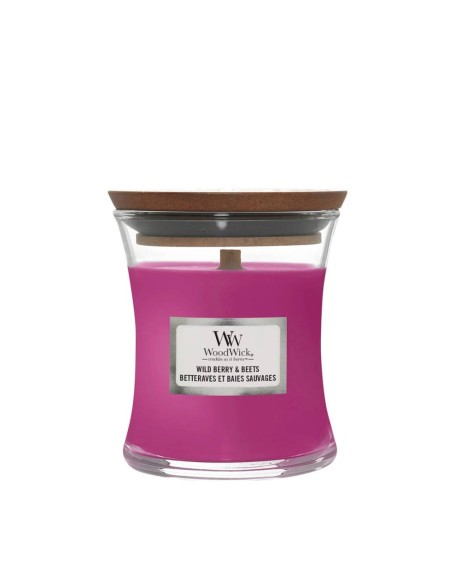 Vonná svíčka WoodWick Lesní plody a řepa střední 275 g
