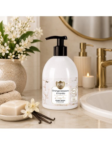 BISPOL Aura Flüssigseife AHW-011-021 (Orangenblüte und Vanille) 500 ml