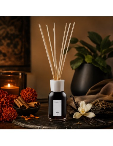 MILLEFIORI NERO 77DDNR 250ml fragrance stick diffuser