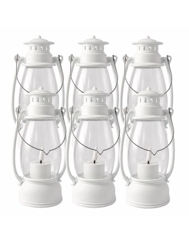 LED olejová lampa SUBITO KL 101 biela (298) 18cm 6 kusov
