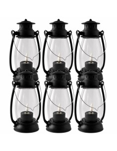 LED oil lamp SUBITO KL 101 black (299) 18cm 6 pieces