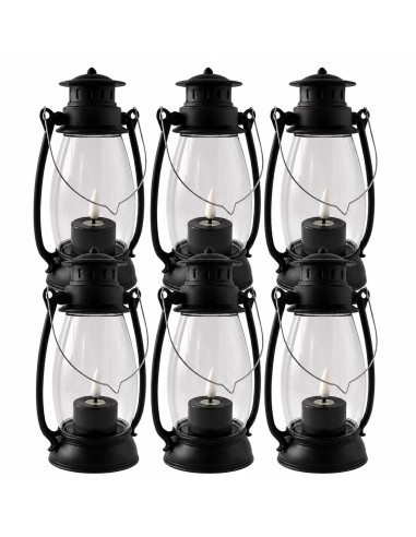 LED-Öllampe SUBITO KL 101 schwarz (299) 18 cm 6 Stück