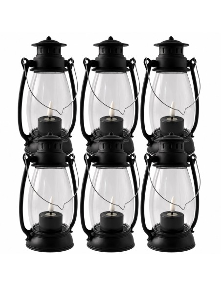 Lampa naftowa LED SUBITO KL 101 czarna (299) 18cm 6 sztuk