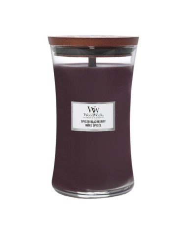 WoodWick Duftkerze „Gewürzte Brombeere“, groß, 610 g