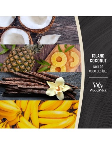 Świeca zapachowa WoodWick Island Coconut duża 610g