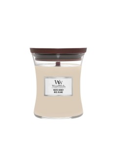 WoodWick Duftkerze „Weißer Honig“, mittelgroß, 275 g