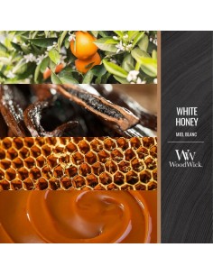 WoodWick White Honey Scented Candle Medium 275g 2
