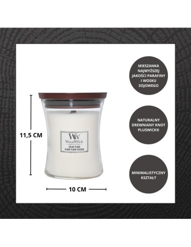 WoodWick Solar Ylang Duftkerze, mittel, 275 g