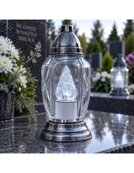 Sunlight LED Candle Silver - Cold Light (A7163W)