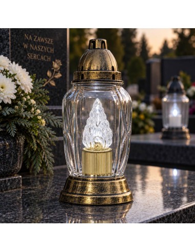 Sunlight LED Candle Gold - Cold Light (A7163W)