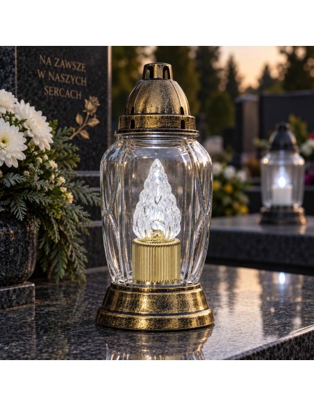 Sunlight LED Candle Gold - Kaltlicht (A7163W)