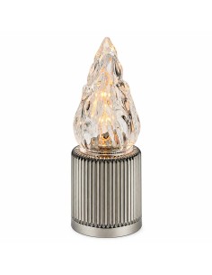 Sonnenlicht LED-Kerze Grau - Warmes Licht (A7163O)