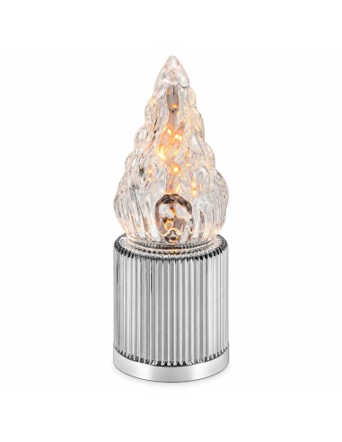 Sunlight LED-Kerze Silber - Warmes Licht (A7163O)
