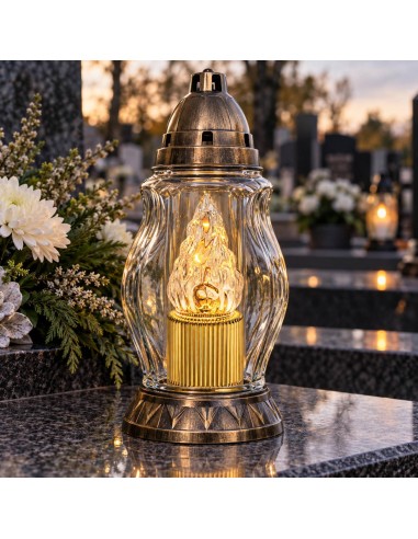 Sunlight LED-Kerze Gold - Warmes Licht (A7163O)
