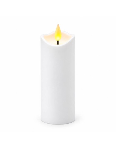 Agnes LED candles wave white warm flame 15 cm 12 pieces