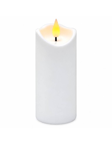 Świece LED Agnes fala biała ciepły płomień 12,5 cm 12 sztuk