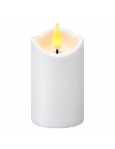 Agnes LED candles wave white warm flame 10 cm 12 pieces