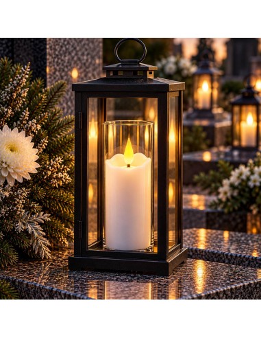 Agnes LED-Kerzen, weiße Röhre, warme Flamme, 12,5 cm, 12 Stück