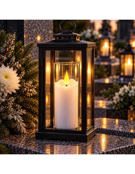 Świece LED Agnes tuba biała ciepły płomień 12,5 cm 12 sztuk