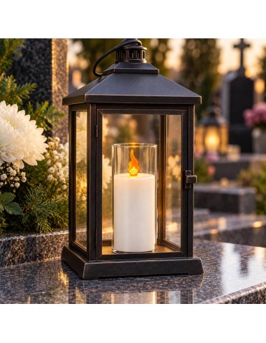 Świeca LED Sunlight (A7190) biała tuba ruchomy płomień 12,5 cm 1 sztuka