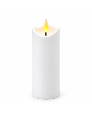 Agnes LED-Kerze, wellenförmige, warme weiße Flamme, 15 cm, 1 Stück