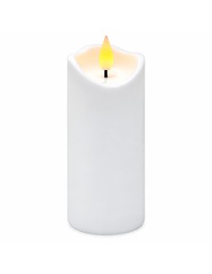 Świeca LED Agnes fala biała ciepły płomień 12,5 cm 1 sztuka