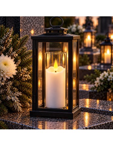 LED sviečka Agnes, biela trubica, teplý plameň, 12,5 cm, 1 kus