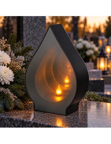 LED lampáš SUBITO Drop (1248) efekt nekonečného plameňa 30 cm