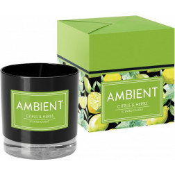 Ekskluzywna świcea zapachowa Ambient Citrus & Herbs Bispol - 1