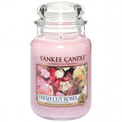 Yankee Candle Fresh Cut Roses Duża świeca zapachowa Yankee Candle - 2