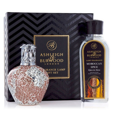 Zestaw Prezentowy Ashleigh & Burwood Lampa Zapachowa MAŁA Apricot Shimmer + Płyn  Moroccan Spice 250 ml Ashleigh and Burwood - 1